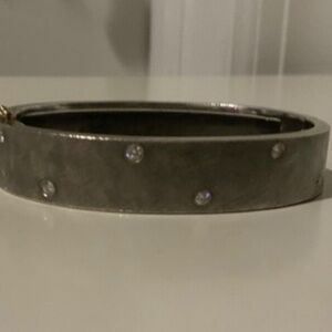 Renee Escobar sterling/diamond bracelet/14k clasp